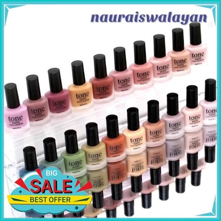 KUTEK MATTE TONE EARTH PALETTE NAIL POLISH BPOM SERI WARNA BARU TERMURAH
