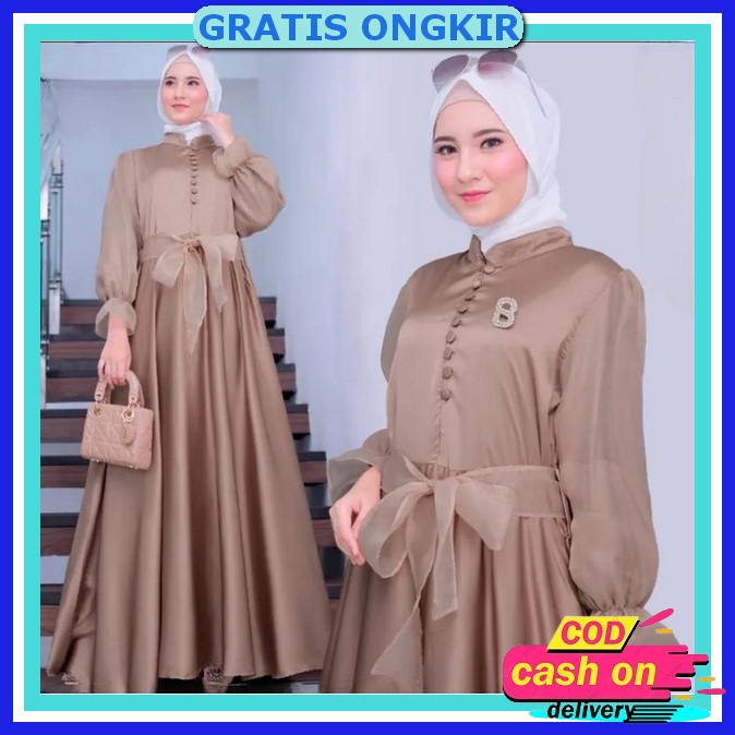 Ranee Bruggman | Gamis Syari | Set Dress Premium | Medina Syar'I By Ranee Brugman Atasan Perempuan G
