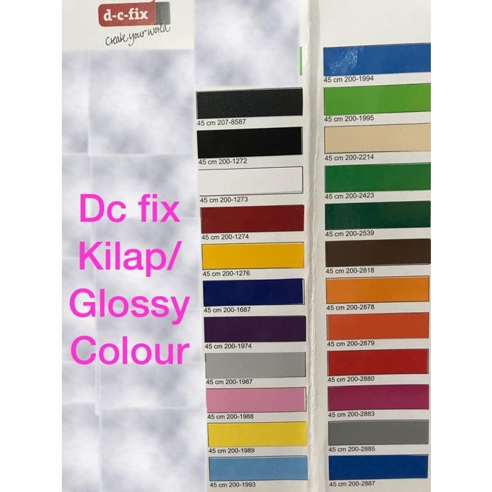 

Stiker / Sticker Dcfix / Dc Fix Glossy / Matte / Transparant 15Mx45Cm