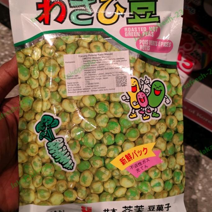 

Kasugai Wasabi Green Mame Kacang Polong Rasa Wasabi 72 gr/pics