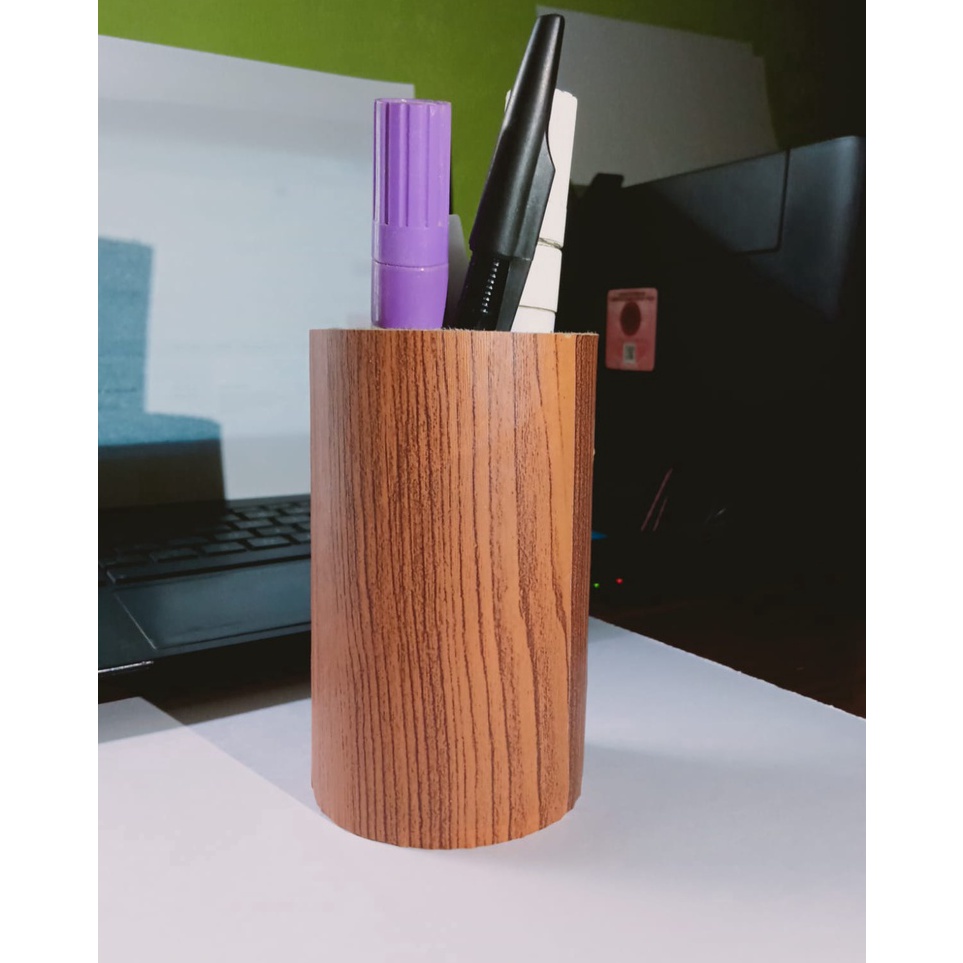 

Restock tempat pulpen meja alat tulis kantor tempat pen estetik tempat pensil pulpen kayu