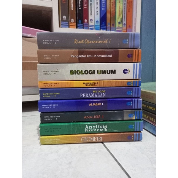 

Modul Universitas Terbuka/Modul UT/Buku UT/Modul Buku UT Preloved Prodi Jurusan Matematika UT