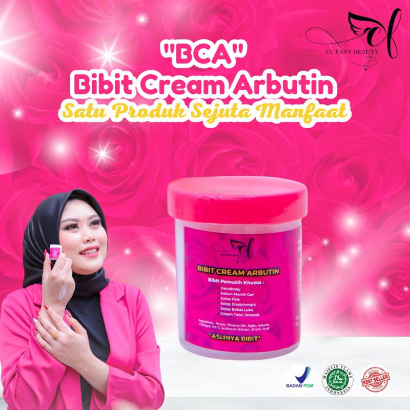 bibit cream arbutin ( bca)
