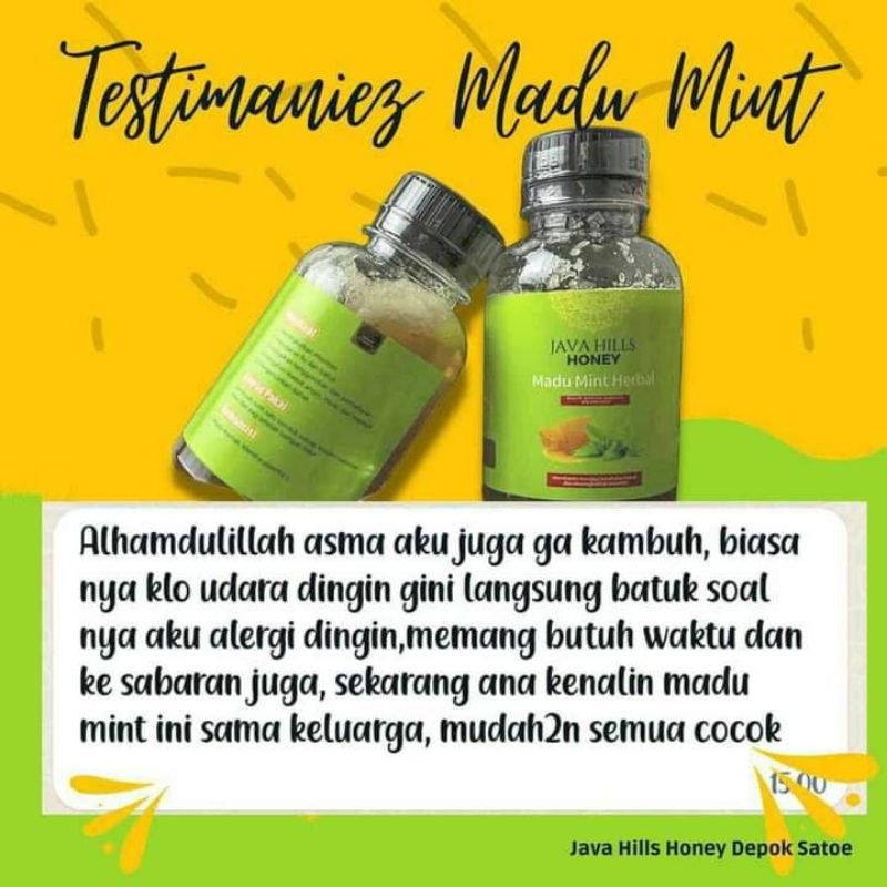 

Madu Batuk Mint herbal