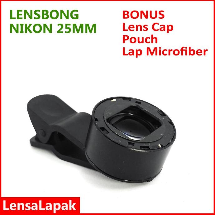NEW Lensbong Prosumer Lensa Macro Makro 25mm for HP Handphone Smartphone