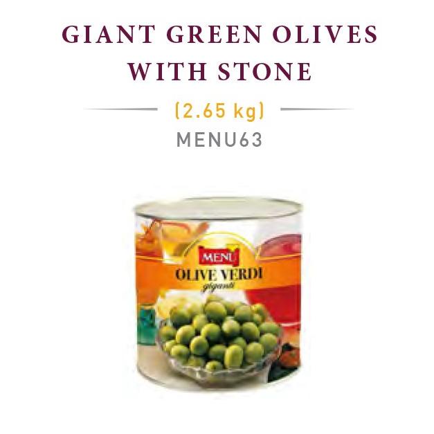 

Menu Giant Green Olives with Stone - Olive Hijau 2.65 kg Best Seller