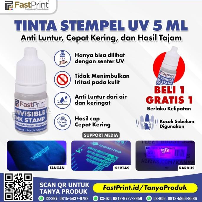 

Tinta Stempel UV Tinta Tangan Invisible Ink Fast Print ffs01