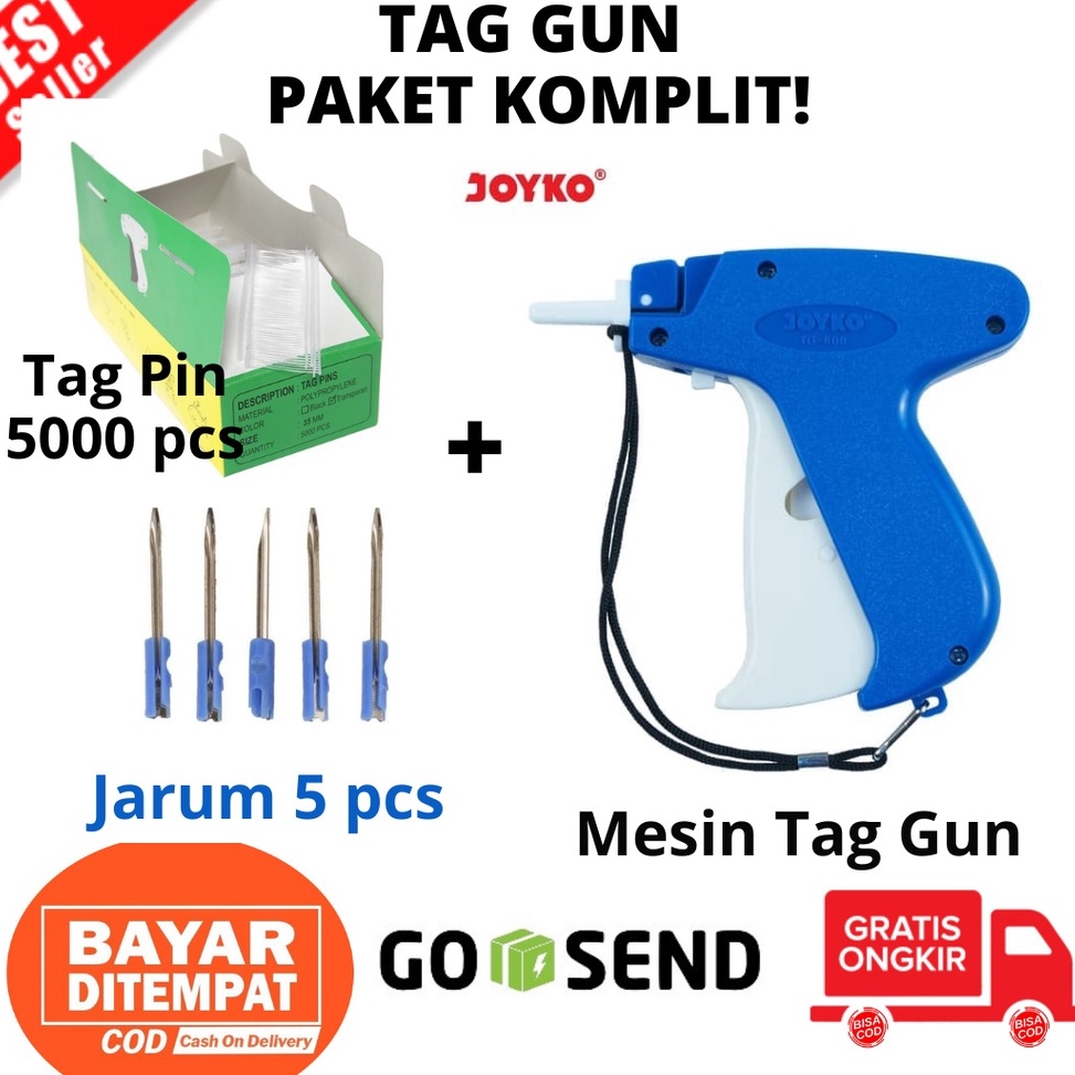 

Best Seller.. TAG GUN MEREK Joyko Alat Tembak Pemasang Label Bandrol Harga HangTag TG-600 TERMURAH 70
