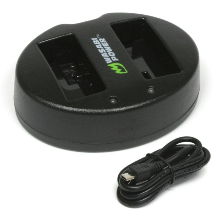 HOT SALE WASABI POWER DUAL USB CHARGER FOR PANASONIC DMW-BLC12, BLC12E, BLC12PP TERBARU