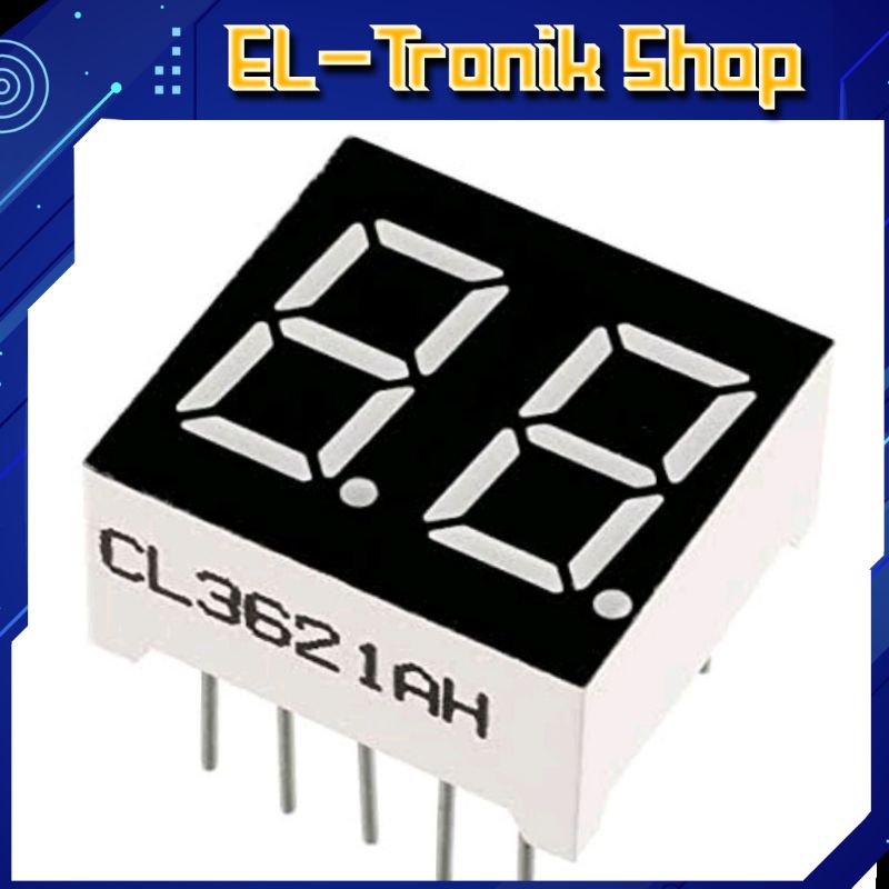 Seven Segmen dua digit 0,56" / 7 Segmen dua digit (Tegal)