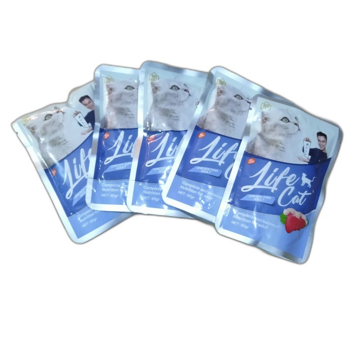 

Life Cat Sachet Net 85 Gr Makanan Basah Kucing ( Paket 5 Pcs)