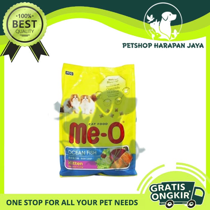 

Me-O Meo Kitten Ocean Fish Repack 1 Kg - Makanan Kucing Asli
