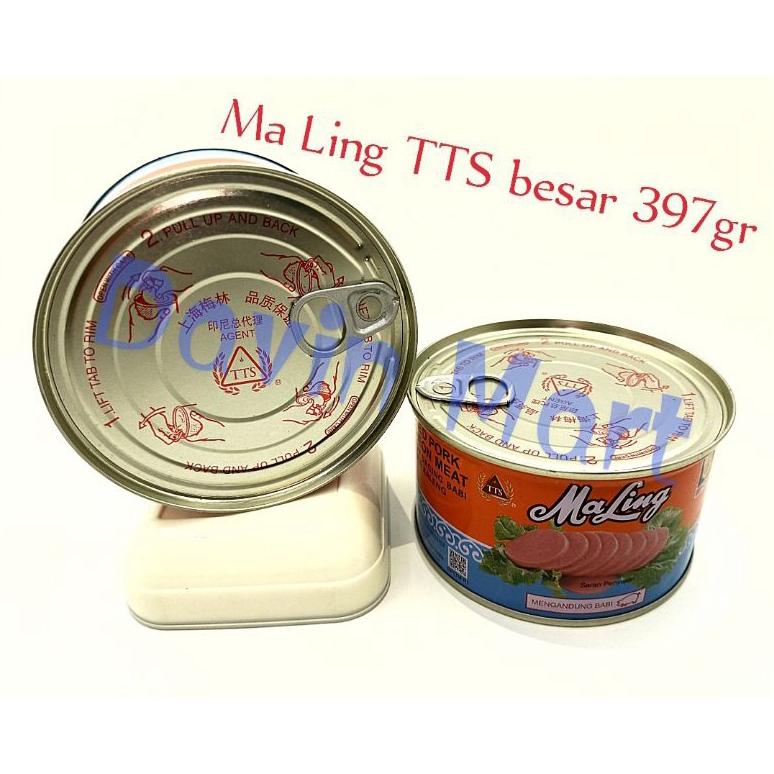 

Maling TTS Ham Luncheon Pork non HALAL 397 gram Best Seller