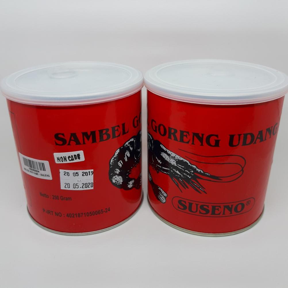 

SAMBAL GORENG UDANG NON CABE SUSENO KALENG LAMPUNG Best Seller