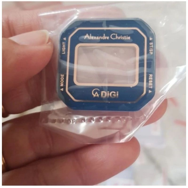 kaca jam tangan wanita Alexandre Christie 9331lh biru original