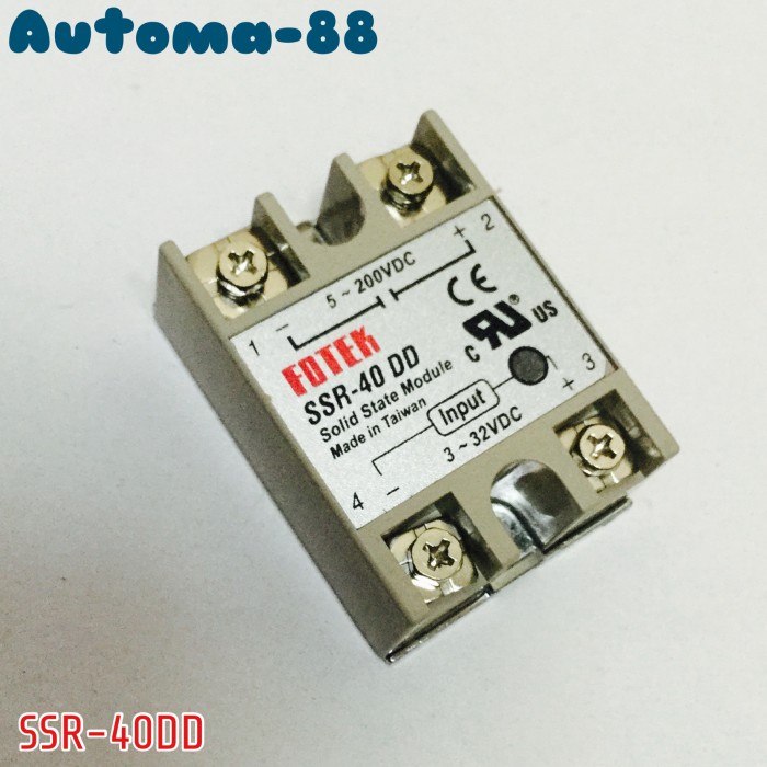 Relay Fotek Ssr-40Dd 40A Solid State Relay Ssr40Dd Ssr40-Dd Ssr-40-Dd Taiwan