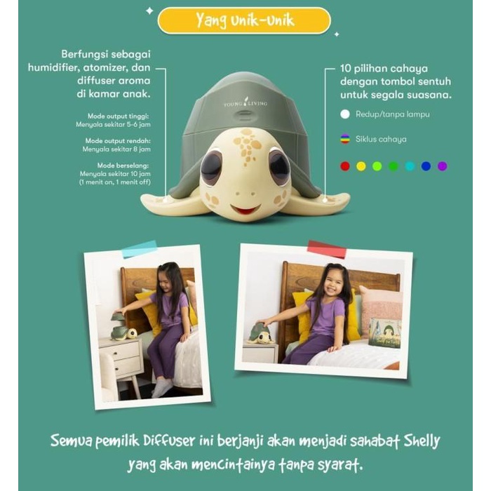 Shelly The Turtle Diffuser (Humidifier & Atomizer) Original & Sealed