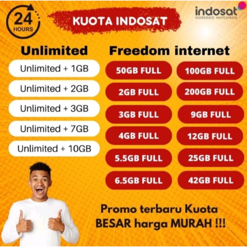 Paket murah indosat