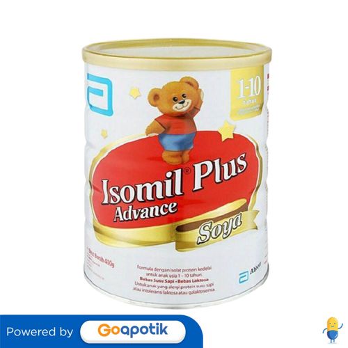 

ISOMIL PLUS ADVANCE SOYA 1-10 TAHUN 400 GRAM