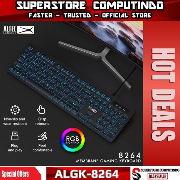 Terbaru Keyboard Gaming Altec Lansing Algk-8264 Rgb Keyboard - Altec Algk8264