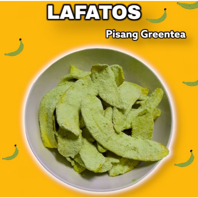 

KERIPIK PISANG GREENTEA (LAFATOS MATCHA)