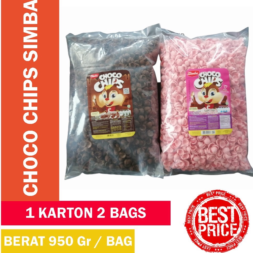 

4.4 sale Choco Crunch / Choco Chips / Coco Simba Bulky Richeese Nabati 950Gram Murah Kualitas Terbaik