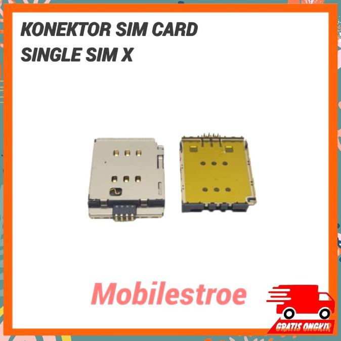 Flexible Konektor Sim Card Single Sim Iphone X