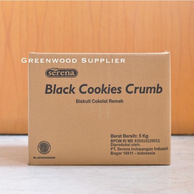 

Serena Black Cookies Crumb / Remah Biskuit - 5KG [SAMEDAY] hen02