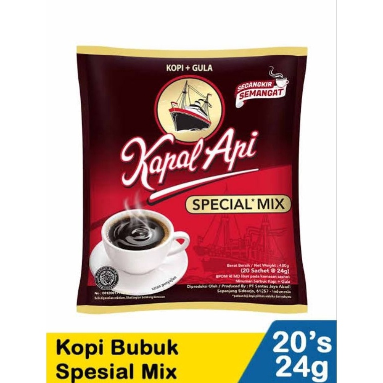 

MEN SALE Kopi kapal api special mix 25gr 2 Renceng Isi ( 20 Pcs )