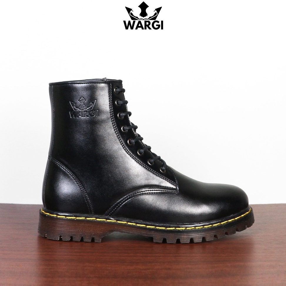 <1>RK3F-B 37-44 WARGI JAWARA - Sepatu dokmart Boots Pria Wanita Model dr Martens Docmart 8 Hole Mura