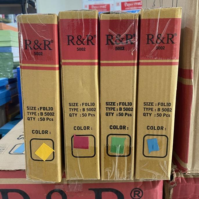 

Stopmap / Map Kertas RR (R&R) 1PAK (50pcs)