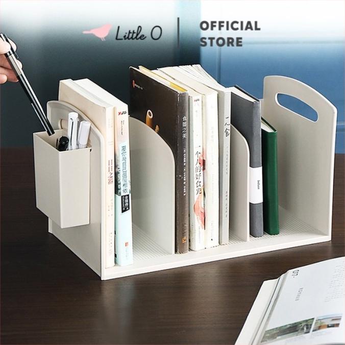 

TROM Penahan Buku dengan Tempat Pensil / Penyangga Buku Aesthetic