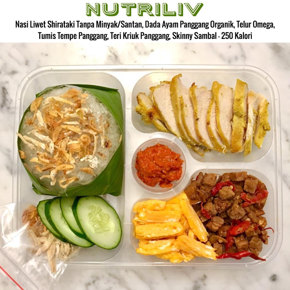 

Nutriliv Skinny Nasi Liwet Shirataki Oil-Free Ayam Bakar Organik Best Seller