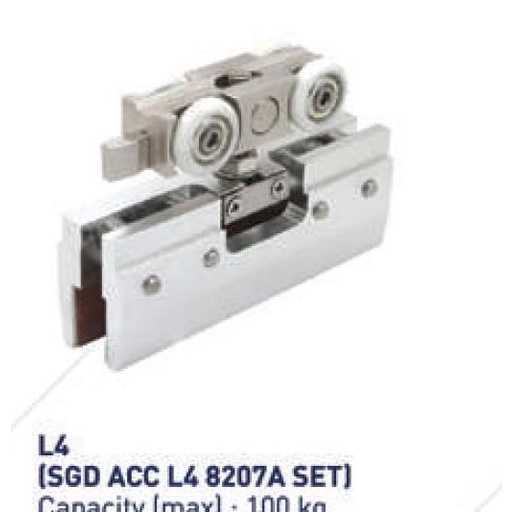 Paket Sliding Door Dekkson L4 8207A Complete Track And Bracket