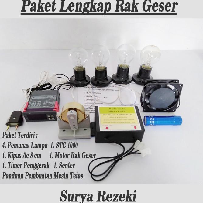 Paket Lengkap Alat Penetas Telur Otomatis Rak Geser Mesin Tetas Telur