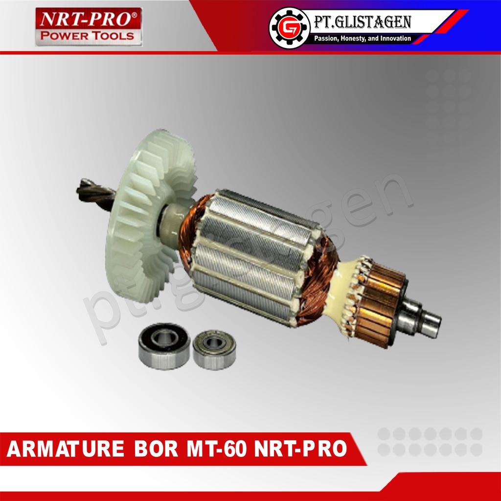 NRT-PRO MT60 Armature Angker Mesin Bor Tangan Listrik MT 60 ORIGINAL