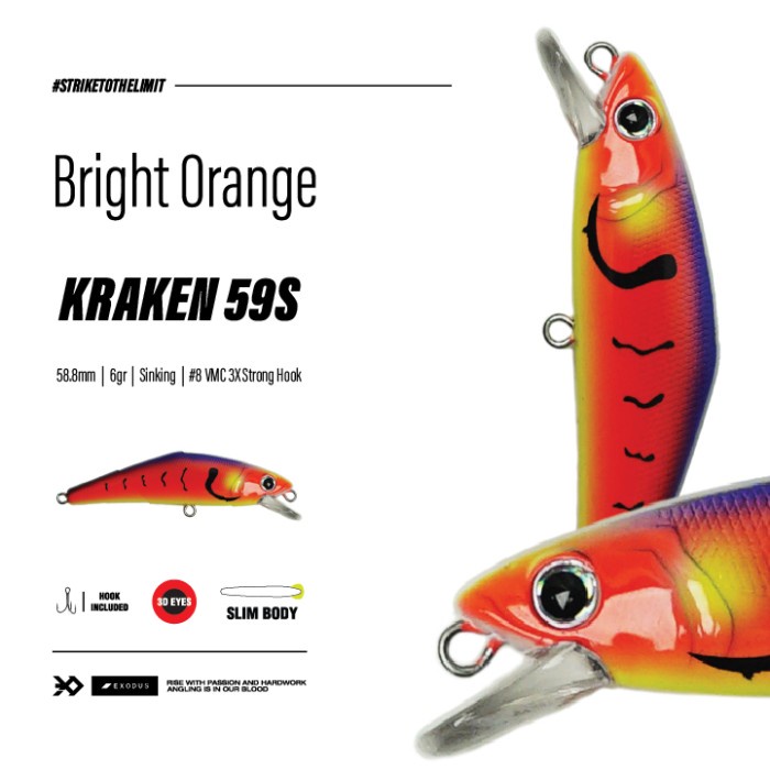 Exodus Kraken lure Ultralight fishing