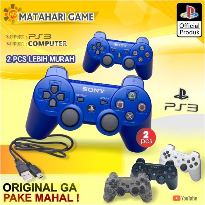 2 Pcs - Stik Stick PS3 Wireless Playstation 3 + Kabel Charger Best Seller