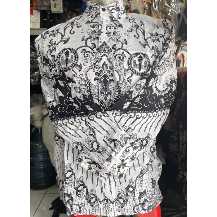 Terlaris Kemeja Pgri Pria - Baju Pgri Pria - Batik Pgri - Pakaian Guru Pria