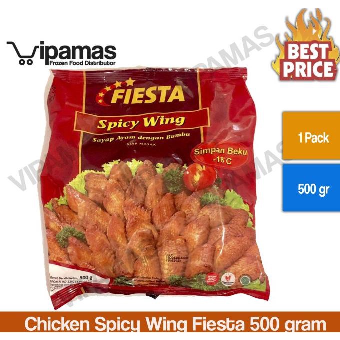 

Chicken Spicy Wing Fiesta 500 gram BEST SELLER