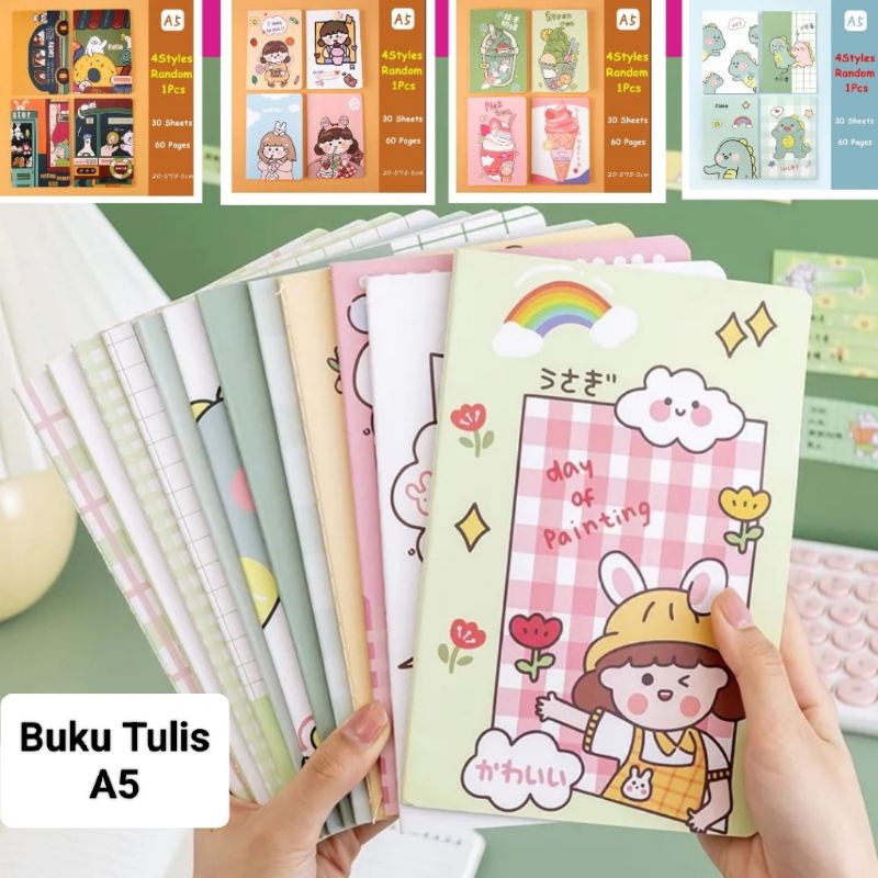 

Notebook A5 Karakter Lucu Buku Tulis Karakter A5 Buku Catatan Karakter Lucu buku A5