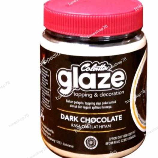 

\\\\\] Topping rasa cokelat hitam Colatta glaze dark chocolate 250g