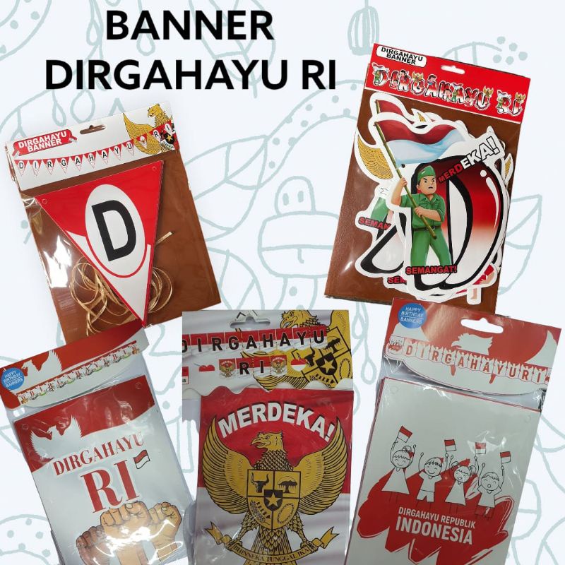 BANNER DIRGAHAYU RI/FLAG HUT RI