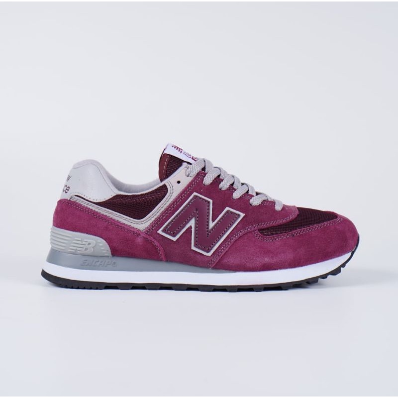 Sepatu New Balance 574 Burgundy