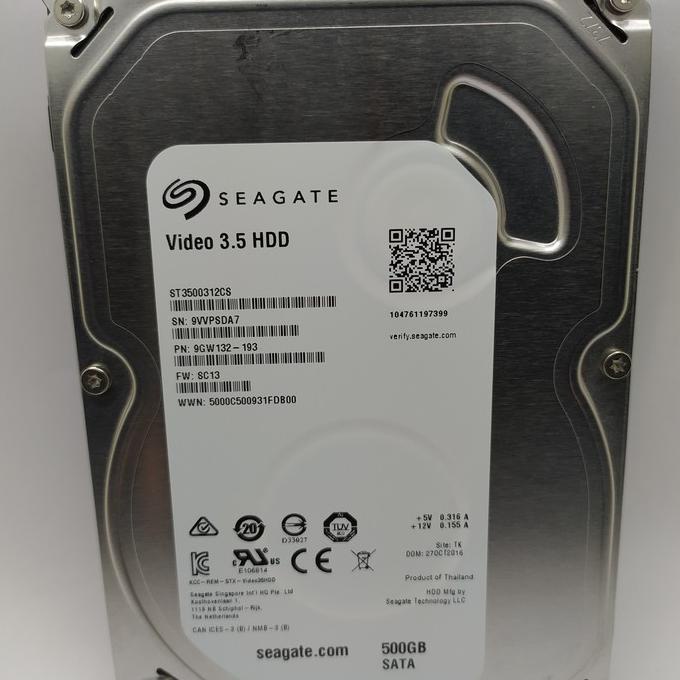 New Harddisk Seagate Gb Sata 3'5 Inch Slim Internal For Pc Desktop