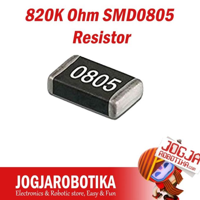 820K Ohm SMD0805 Resistor jogjarob07 dijamin