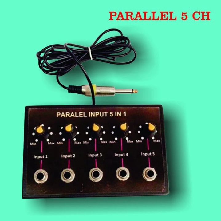 Diskon input mic 5 chanel parallel