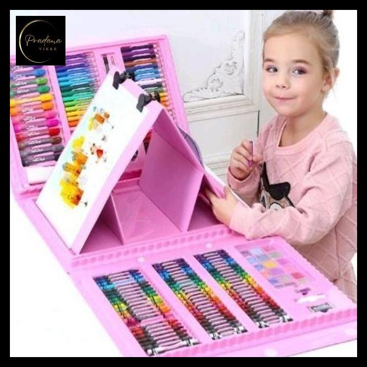 

pradanavikke Set Alat Gambar Anak Crayon Gambar Pensil Warna 208 - Sumbawa Shop