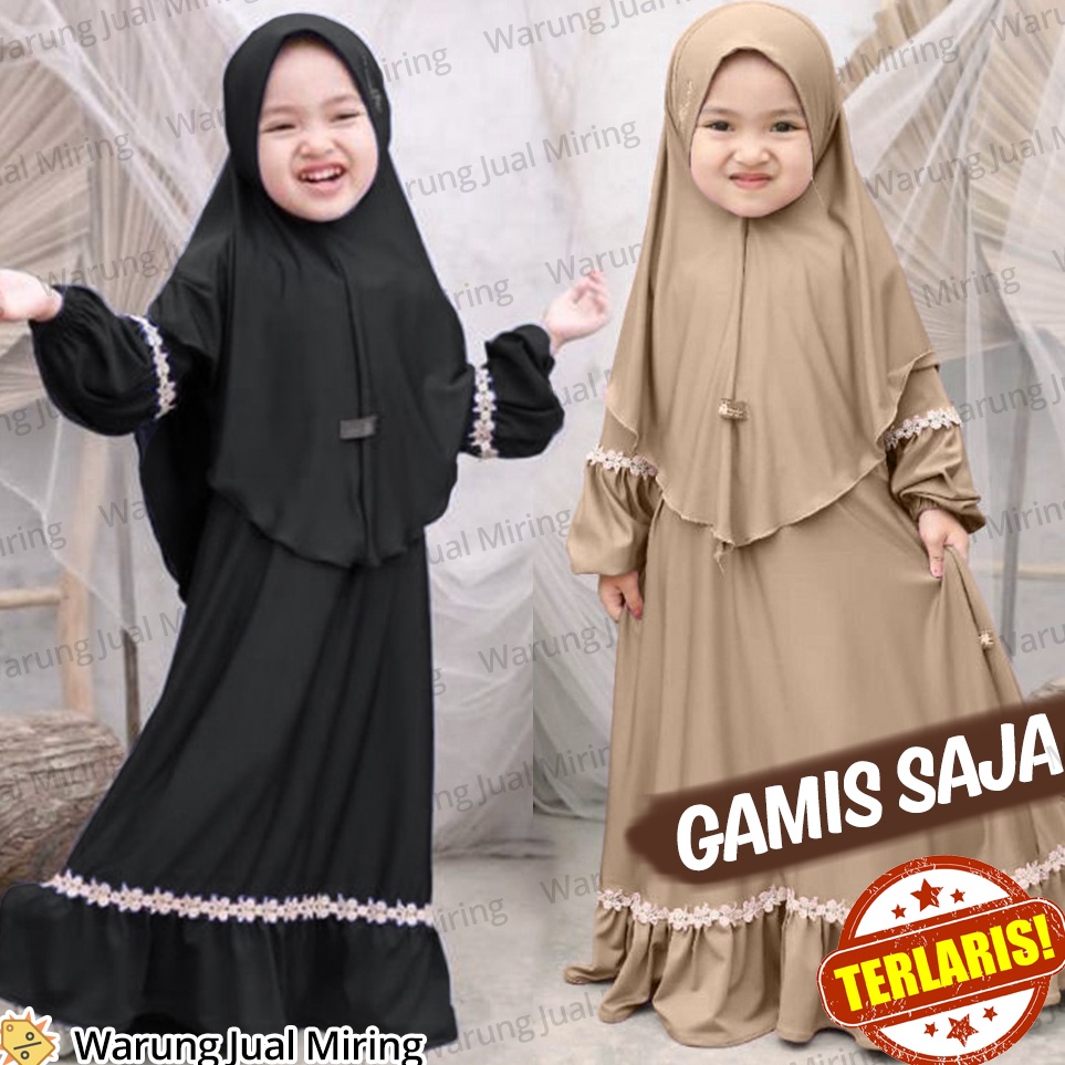 Dress Gamis Anak VELITA 1-12 Tahun Bayi Baby Balita Perempuan Cewe Cewek Kids Junior Kecil Baju Sera