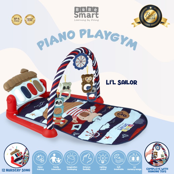 Terlaris Bebe Smart Piano Playgym